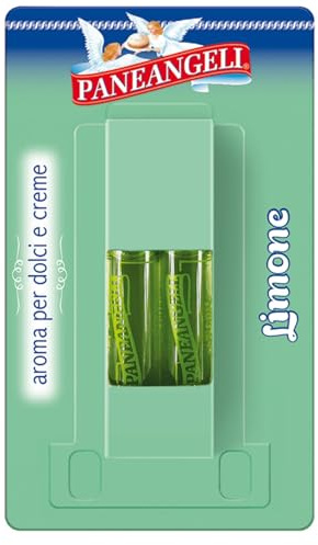 Paneangeli Aroma per Dolci al Limone, Fialetta da 4ml, Confezione da 2 Pezzi, Lotto 16 Confezioni