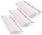Ironlux - Pack 3 Perfiles de Unión en H Para Policarbonato - Longitud: 2m - Ideal Para Cerrar Placas y Planchas Transparentes - Decorativos