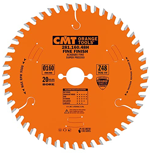 CMT 281.160.48H LAME CIRCULAIRA HW 160X2.2/1.6X20+2 Z48 TCG 5POS