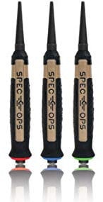 Spec Ops Tools Nail Set Punch 3-Piece Kit Includes 1/32, 1/16, 3/32, Shock-Absorbing Grip, 3% Donated to Veterans Black/Tan