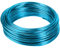 mumbi 10m Basteldraht 3mm, Schmuckdraht Aludraht Dekodraht Aluminiumdraht rostfreier Draht in Blau