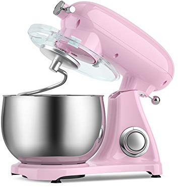 Multi-Function Chef Machine, Large-Capacity Household Small Silent Kneading Machine, Kitchen Countertop Mixer, Dough Making Machine,Pink