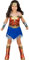 Funidelia | Déguisement Wonder Woman 1984 pour fille Super héros, DC Comics - Déguisement pour Enfant, accessoires pour Halloween, carnaval et fêtes - Taille 10-12 ans - Rouge