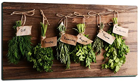 TMK ArtDeko Herdabdeckplatte 1 Teilig 90x52 cm - Spritzschutz Herdabdeckung – Herdschutz aus Sicherheitsglas – Robust, Hygienisch & Rutschfest– Schutz für Induktion, Ceran, Gas & Elektro