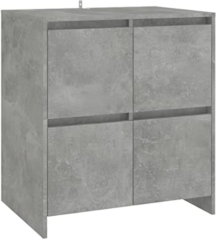 vidaXL Sideboard Concrete Grey 70x41x75 cm Engineered Wood