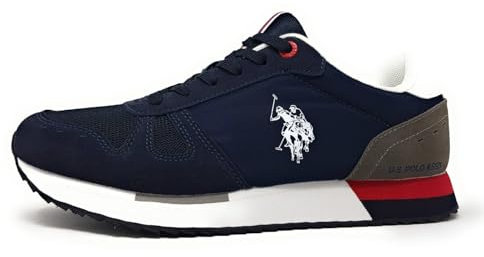 U.S. Polo Assn - Sneaker aus Kunstleder für männlich (EU 41)