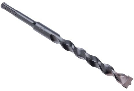 Broca para Hormigón 1PCS SDS+ Plus Twist Martillo Twister de Carburo de Acero de Alta Velocidad Brocas en Cruz para Taladrar Hormigón, Piedra, Ceramsite, Ladrillo de Silicato (7mm x 160mm)
