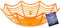 Horror-Shop Cobweb Party Bowl Orange 25cm