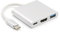 REY Adaptador OTG Multipuerto 3 en 1 para Nintendo Switch, MacBook, iMac y móviles con Conector USB Tipo C