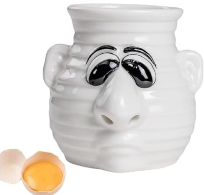 Novelty Eiweiß Trenner Rotznase Eiertrenner Eiertrenner Keramik, Egg Yolk Separator, Eiertrenner Küken Lustig Für Küche, Bäckerei, Camping