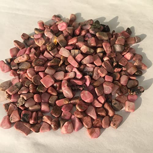 CZAOINCU Home Collections Home Decoration Natural Rose Stone Crystal Powder Quartz Gravel Crystal Aquarium Flower Pot Garden Decoration Stones (Size : 2000g)