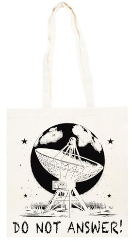 TAMBOOTEE Do Not Answer 3 Body Problem Sac Cabas En Coton Totebag Unisexe Beige