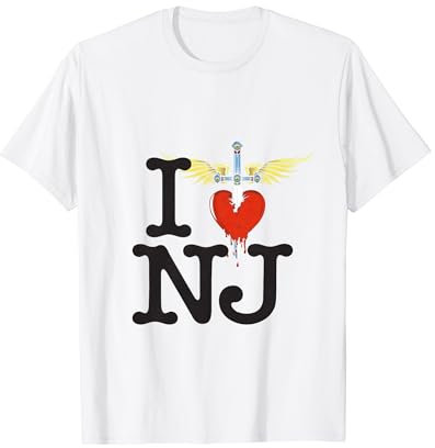 Offizieller Bon Jovi NJ T-Shirt
