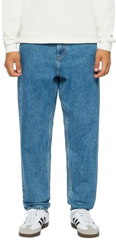 Burocs Tapered Fit Jeans 90's Blue Carrot Herren 5 Pocket Style Mit YKK Reißverschluss 100% Baumwolle
