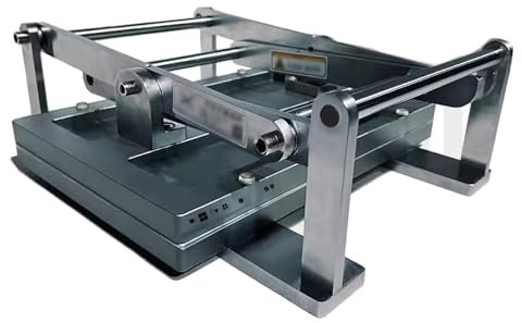 Etching Relief Block Printmaking Lino Press Machine - Dual Levers Centering Lines Press for A4 Printmaking, 35X24cm Printing Plate - Ideal for Cards, Stamps