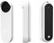 Gusfeliz Silicone Case for Google Nest Doorbell (Battery Powered),Silicone Cover Case Protective Raincover Compatible Google Nest Doorbell, White
