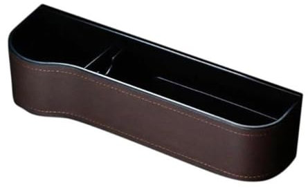 MBBROS 1Stück Autositz Lückefüller Organizer für Subaru SUV Ascent/Crosstrek/Solterra/Tribeca/XV, MultiFunktions Aufbewahrungsbox Seiten Taschen Organizer Konsole Seitentasche