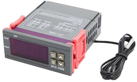 AYWHP 1 PCS Termostato 110 V-220 V Termostato con regolatore di temperatura digitale Fahrenheit/Celsius più regolatore di temperatura del microcomputer con display digitale elettronico (con sonda)