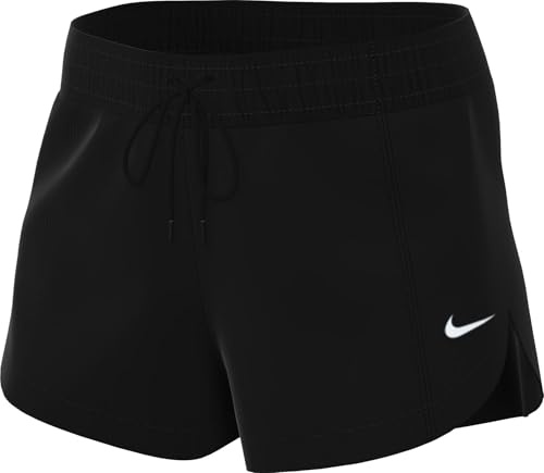 Nike Windrunner Gewebte Shorts (Ca. 5 cm) Mit Mittelhohem Bund Für Damen, Black/White, FV7500-010, M