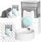Dispensador de Agua de Conejo, 1000 ml de Botella de Agua automática de tigla de Indias, dispensador de Agua de Aves antidrip para Conejos de Chinchilla Conejillo de Chinchilla Hedgehog hedes