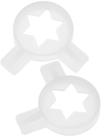 POPETPOP 2pcs Ice Cream Machine Flower Mouth Nozzle Ice Machine Fittings for DIY Decorating Tool