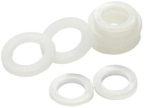 Guarnizioni in gomma, 500 pezzi di guarnizione distanziatrice piana O-ring, M2 M3 M4 M5 rondelle sottili in plastica piatte, spessore 1 mm(M2x5x1)