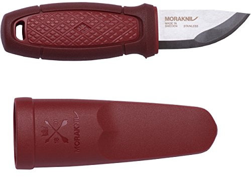Morakniv mit Rotem Kunststoffgriff Eldris Outdoormesser, Mehrfarbig, One Size