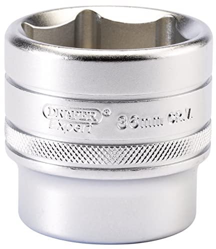 Draper 16623 - Llave de vaso cuadrada de 6 puntos de 1/2 pulgada, tamaño de 36 mm