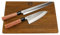 Esclusivo set di coltelli KAI Seki Magoroku Redwood | 1 Yanagiba (coltello sushi), lama da 24 cm + 1 lama da 15,5 cm + grande tagliere massiccio in rovere (34 x 21 cm) | VK: 194,90 €