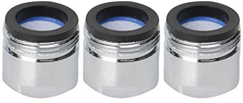 sourcing map 3uds 18mm Grifo Aireadores Universal Macho Grifo Reemplazo Parte para Baño Lavabo Cocina Fregaderos Grifo Bidé Grifo