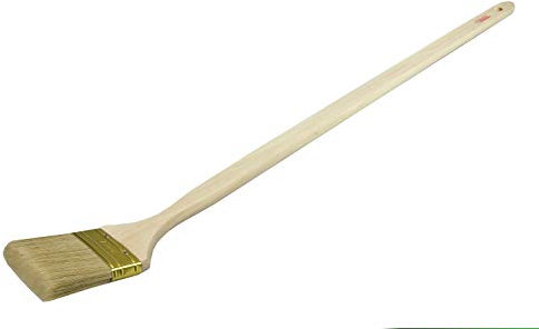 Eckenpinsel XXL Giraffe (Fassadenstreicher Fassadenpinsel) 75 mm - XXL Naturholzgriff 83 cm lang