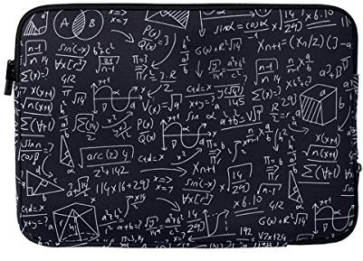 I-TOTAL® - Bolsa de Neopreno para portátil/Impermeable/para MacBook/DELL/Lenovo/HP/Samsung/Sony/Toshiba/Ultrabook/Acer (13, Matematic)