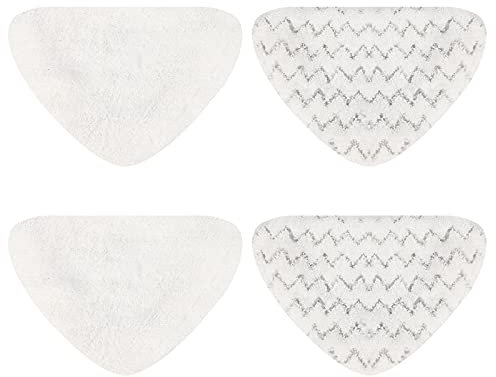 Wisorder 4 Pack Replacement Pads for Bissell PowerEdge and PowerForce Lift-Off Steam Mop 2078, 2165, 20781 Series, Bissel Poweredge Liftoff Pads
