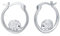 Igel Ohrringe 925 Sterling Silber Igel Creolen Tier Ohrstecker Igel Schmuck Geschenke für Mädchen Damen Frauen