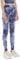 FLYILY Damen Yoga Leggins Frauen High Waist Prägedruck Slim Fit Fitnesshose Lange Sportleggins Stretchhose(8-PurpleTieDye,M)