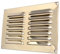 Polished Brass Heavy Duty 229mm x 152mm Hooded Louvre Air Vent