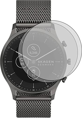 4ProTec | 2x Display-Schutz-Folie KLAR für Skagen Gen 6 Hybrid Jorn 42mm