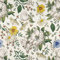 VEELIKE GänseblümchenTapete Blumen 45cm × 900cm Blumentapete Vintage Fototapete Schlafzimmer Romantik Fototapete Dschungel Möbelfolie Beige Wohnzimmer Tapeten Tropische Blätter Klebefolie Möbel