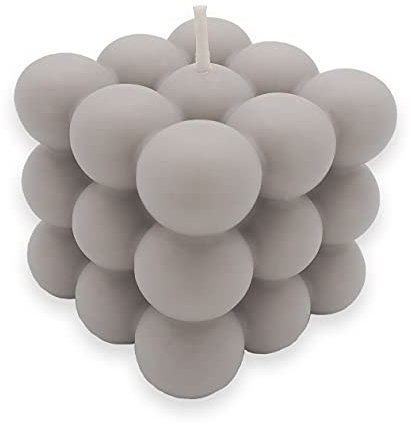 candlery. - Bubble Candle – Vegane & Nachhaltige Design-Kerzen aus Rapswachs – Handmade in Germany - Kerzenmanufakur aus dem Münsterland (2, Grau)