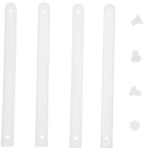 DOITOOL Schrank Schublade 12 STK nführungen Schrank n Möbelführungsschienen nstopper Für Kommode Rückplatte Der nschiene Möbelrutschen Weiß Rückwand Schminktisch Plastik Weiße Möbel