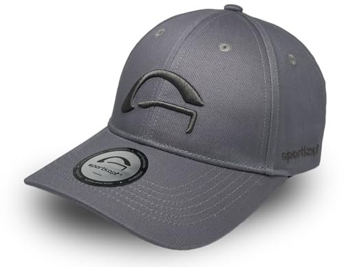 sportkopf Hamburg Basecap 'Galactic Silver' - Basketball-Kappe 3D-Logo einfarbig Silber