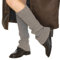 UNDERCONTROL Winter Cashmere Wool Mixed Ribbed Knit Warm Generous Size Thigh Y2k Leg Loose Socks Ballet Warmer Long Boots Footless Socks Korea (GREY)