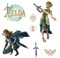 RoomMates RMK5447TBM Wandaufkleber Nintendo of America Zelda The Legend of Zelda Tränen des Königreichs Zelda Link