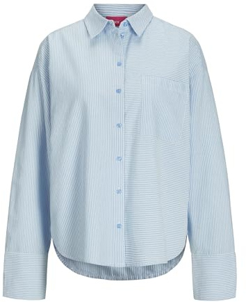 JJXX Damen Jxsiva Oxford Ls Shirt WVN Langarmshirt