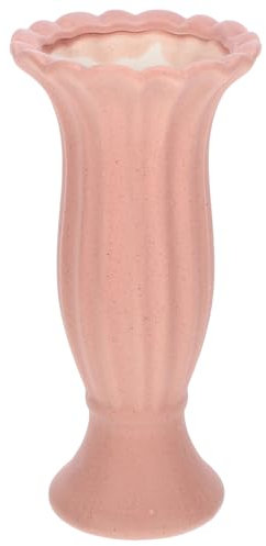 ABOOFAN Urne Grand Vase Trompette Porte-Fleurs en Céramique Centres De Table De Mariage Vase sur Pied pour Arrangement Floral De Mariage Anniversaire