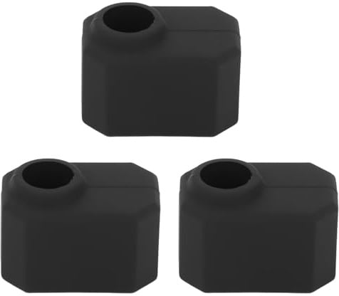 Hochtemperaturbeständige Silikon-Socken-Heizblockabdeckung für Prusa MK4 3D-Druckerzubehör Schwarz