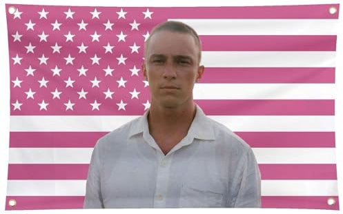 Rafe Cameron Rosa Amerikanische Flagge - Lustige Wandbehänge USA-Flagge Rosa Wandteppich Für Gärten und Studentenwohnheim