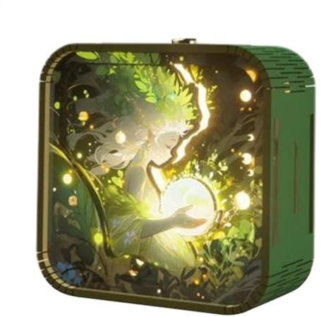 Générique Veilleuse Puzzle en Bois,Puzzle en Bois éclairé,Kits d’artisanat de lampe d’art | Lampe fantaisie pour femmes et, décoration d'intérieur pour chambre et salon.