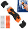 Double Edged Non Scratch Scraper Cleaning Tool, Glass Scraper for Windows with 10 Steel and 10 Plastic Blades Scrapers, Cleaning Scrapers Tool Set for Labels Paint Caulk Floor