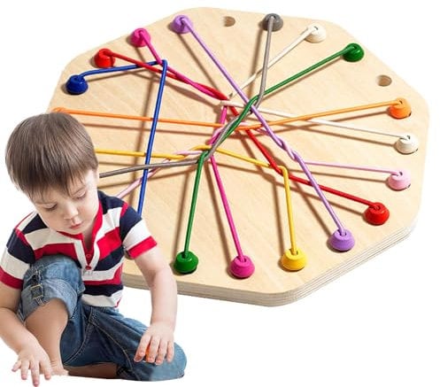 Rope Untying Game - Twisted Knots Toy | Twisted Rope Puzzle Game | Untying Knots Board Toys | Portable Brainy Knots Rope Untangling Board Game for Kids Ages 3 Years and Up